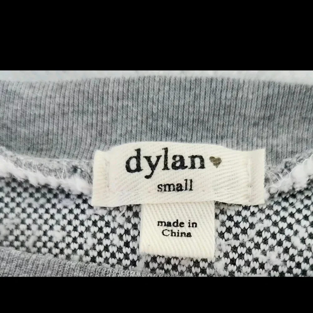 Dylan by True Grit Sherpa Snow Star Crew Sweater Winter White Women Size Small - Picture 6 of 6